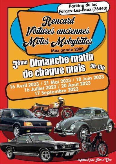 Rencard voitures anciennes motos mobylettes