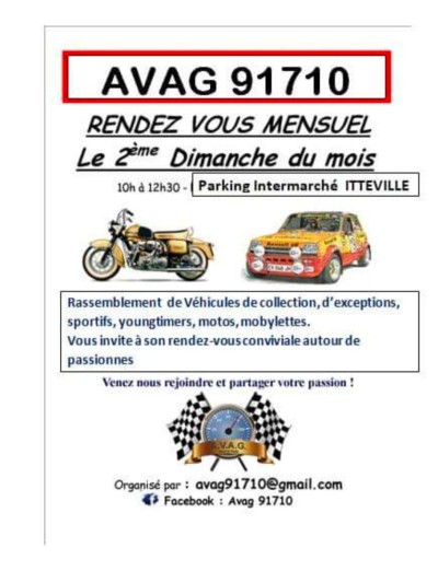 Rassemblement mensuel de l'AVAG