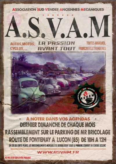 Rassemblement mensuel de l'ASVAM