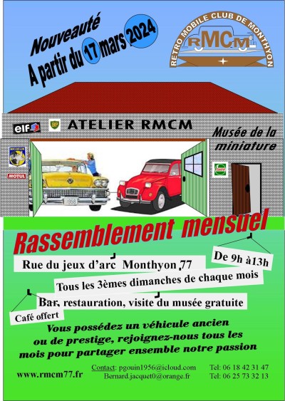 Rassemblement mensuel du RMCM 77