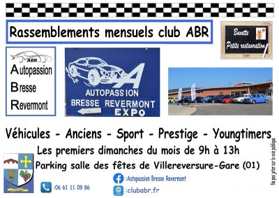 Rassemblement mensuel de Véhicules Anciens ou d'Exception