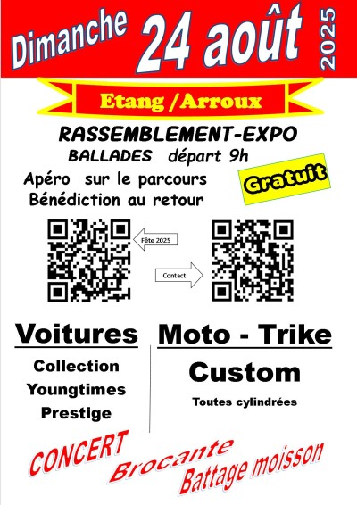 Concentration voitures et motos collection, youngtimers et prestige