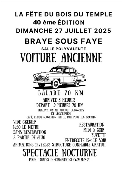 Balade voitures anciennes