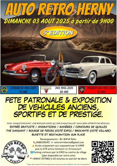 Auto Rétro Herny 2025