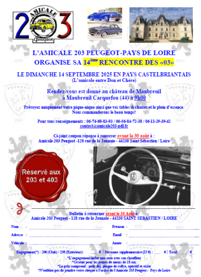 Quatorzième Rencontre des 03