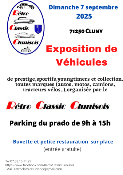 Exposition Rétro Classic Clunisois