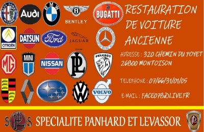 RESTAURATION DE VOITURE ANCIENNE