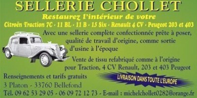 SELLERIE CHOLLET