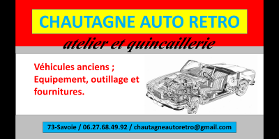 CHAUTAGNE AUTO RÉTRO L'ATELIER